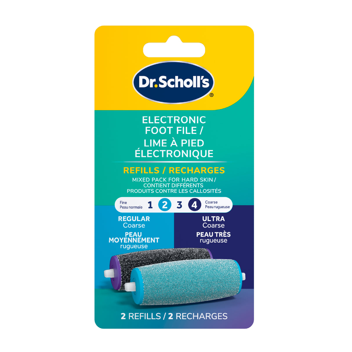 Mixed Electric Foot File Roller Head Refills