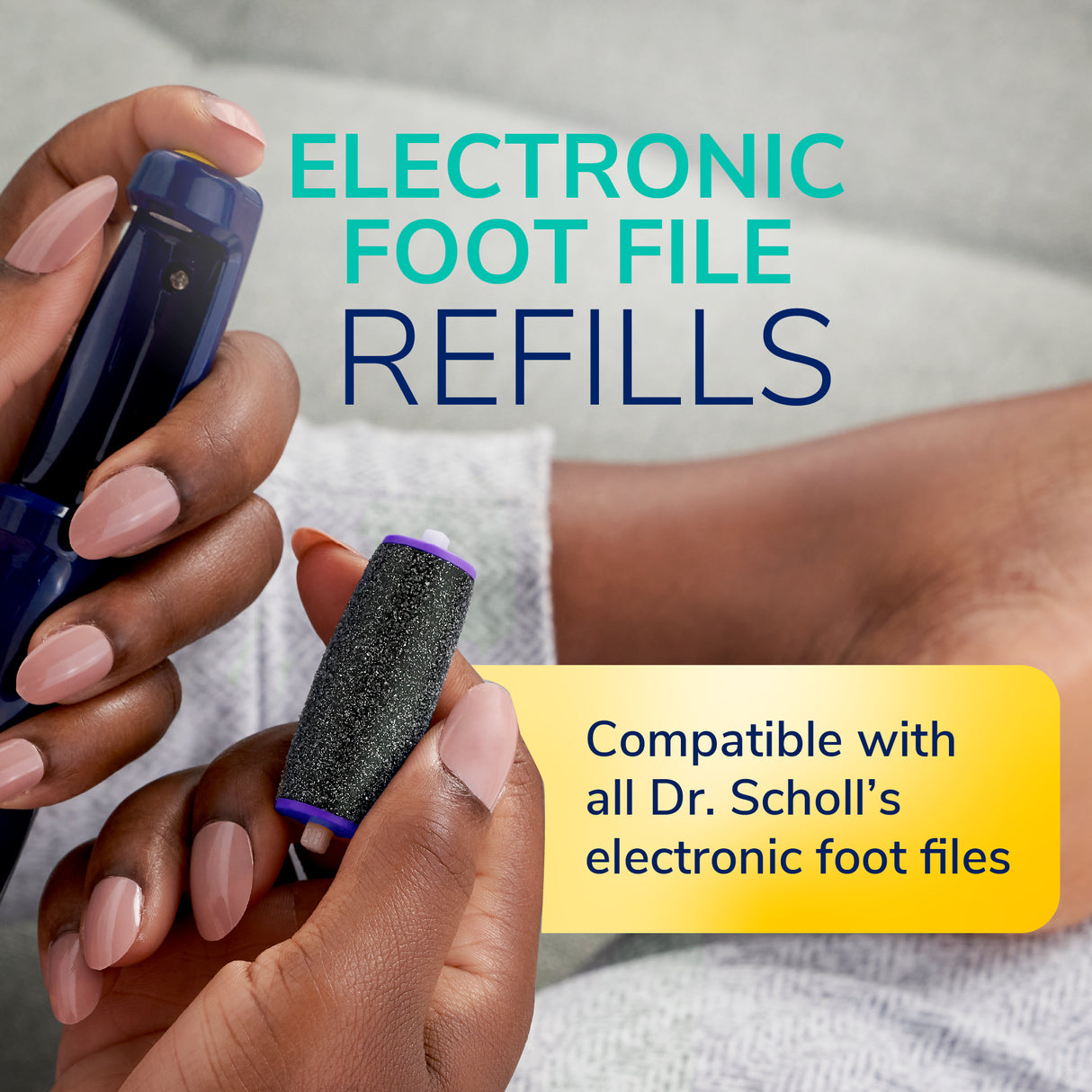 Mixed Electric Foot File Roller Head Refills