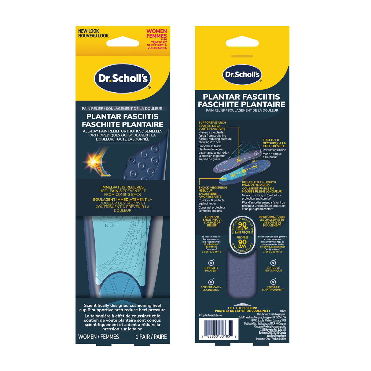Plantar Fasciitis All-Day Pain Relief Orthotics