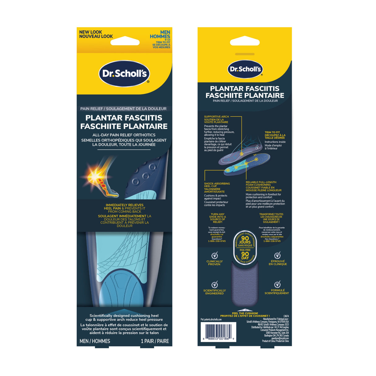 Plantar Fasciitis All-Day Pain Relief Orthotics