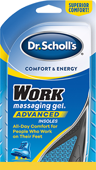 Photo of Dr. Scholl’s Comfort & Energy Work Insoles packaging