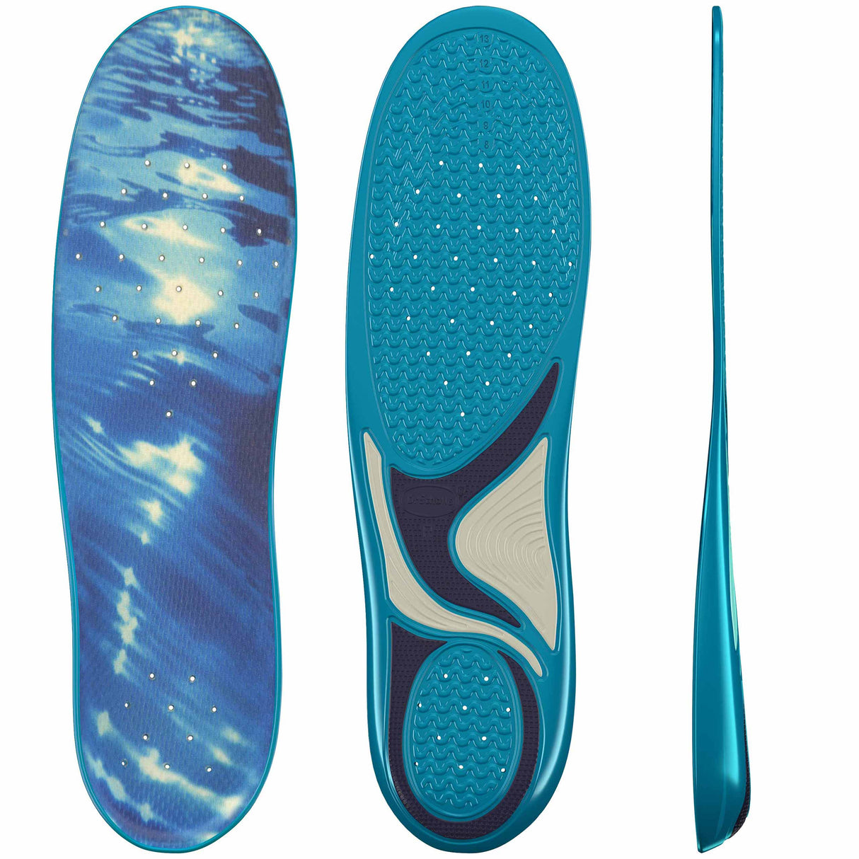Image of Dr. Scholl's Comfort &  Energy, Memory Fit, Massaging Gel, Advanced Insoles