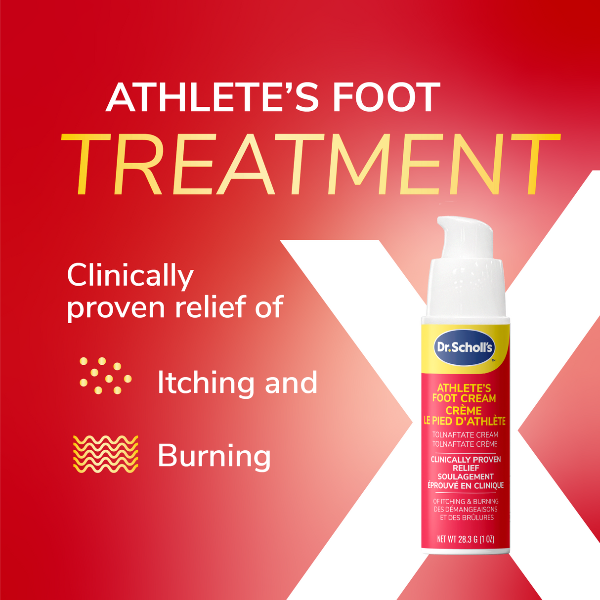 Athlete's Foot Antifungal Cream Treatment