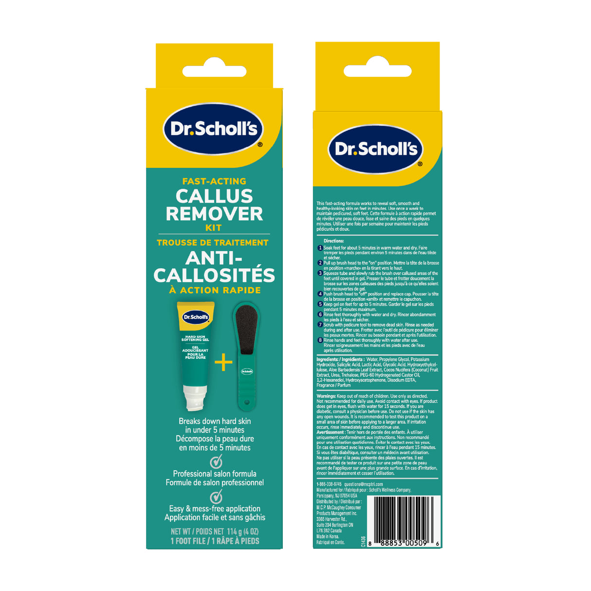 Fast Acting Callus Remover Gel Kit