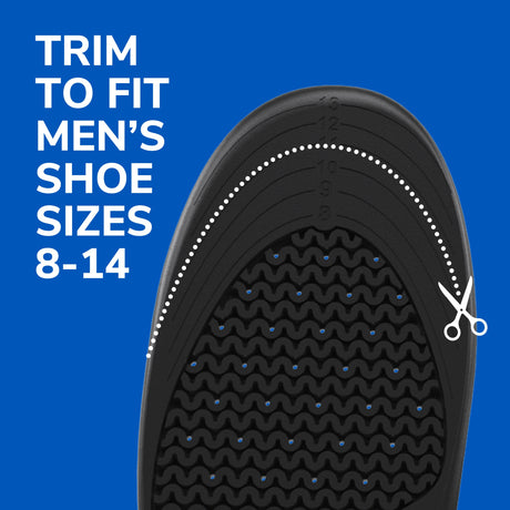 image of trim to fit mens shoe sizes 8-14