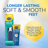 Dr. Scholl's foot care set: Dry Cracked Foot Repair tube and Hard Skin Remover file