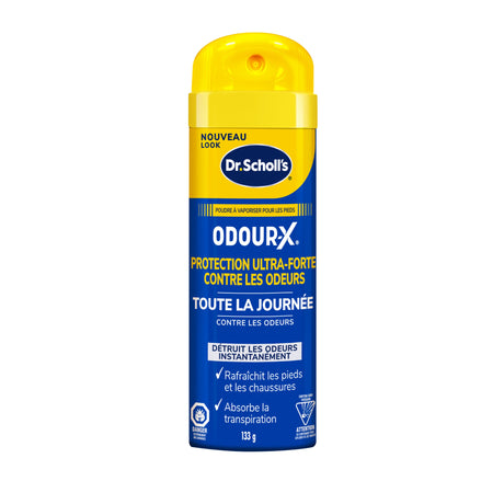 image of odour x deodorant powder spray