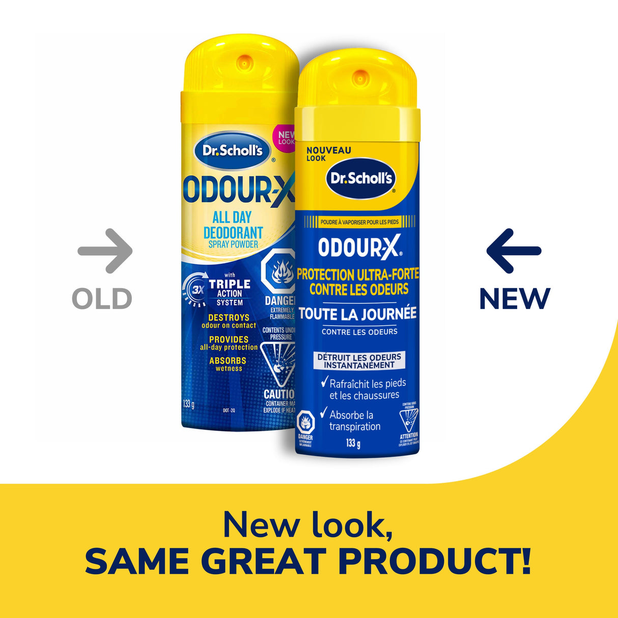 Odour-X® All-Day Deodorant Spray Powder