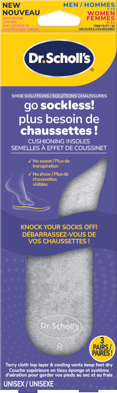 image of go sockless insole