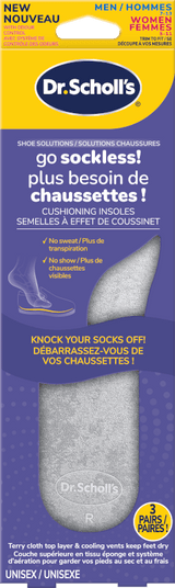 image of go sockless insole