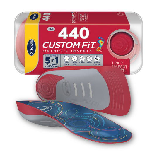image of 440 custom orthotic inserts red
