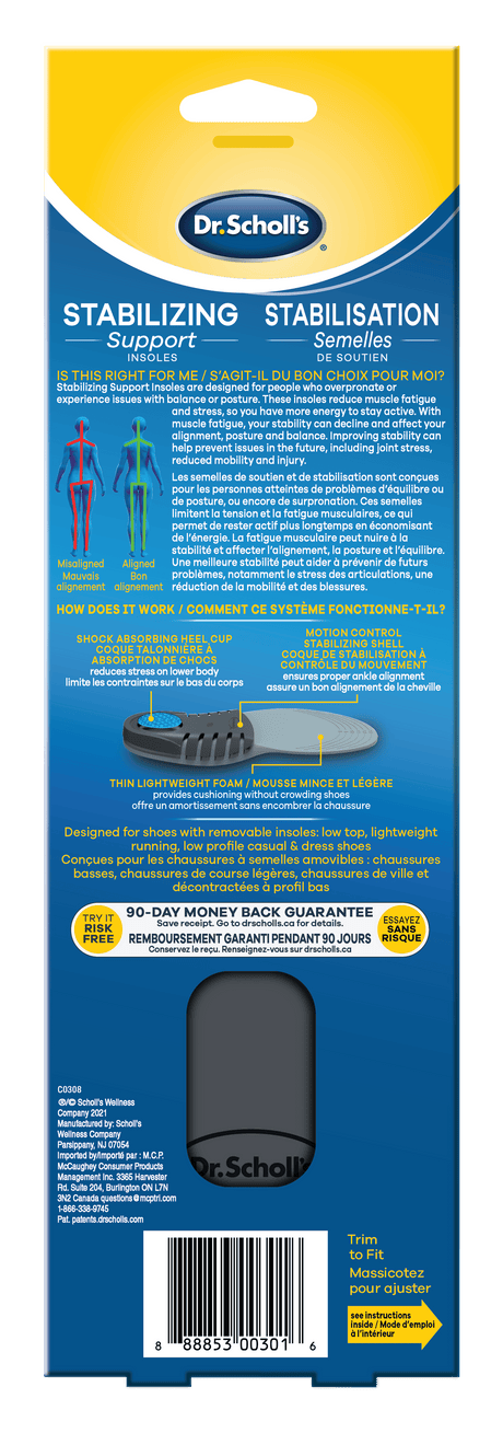 Stabilizing Support Insoles