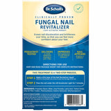 Light-activated fungal nail treatment package back with directions, ingredients, and barcode