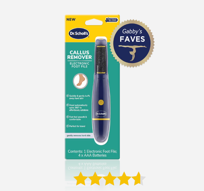 Dr. Scholl's callus remover with packaging on a white background