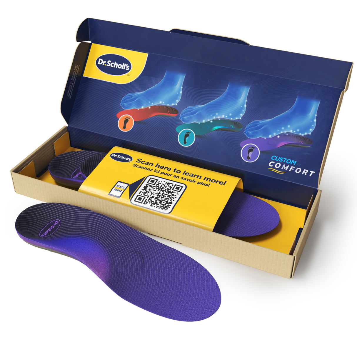 Custom FiT® Comfort Insoles Full Length