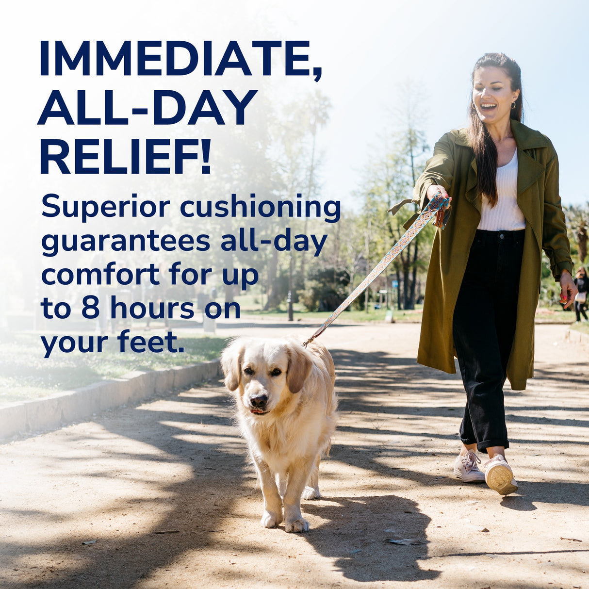 Custom FiT® Pain Relief Orthotic Inserts 3/4 Length