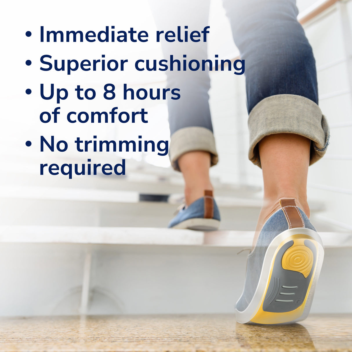 Custom FiT® Pain Relief Orthotic Inserts 3/4 Length