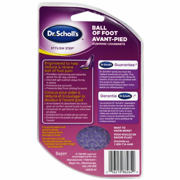 dr scholls ball of foot cushions