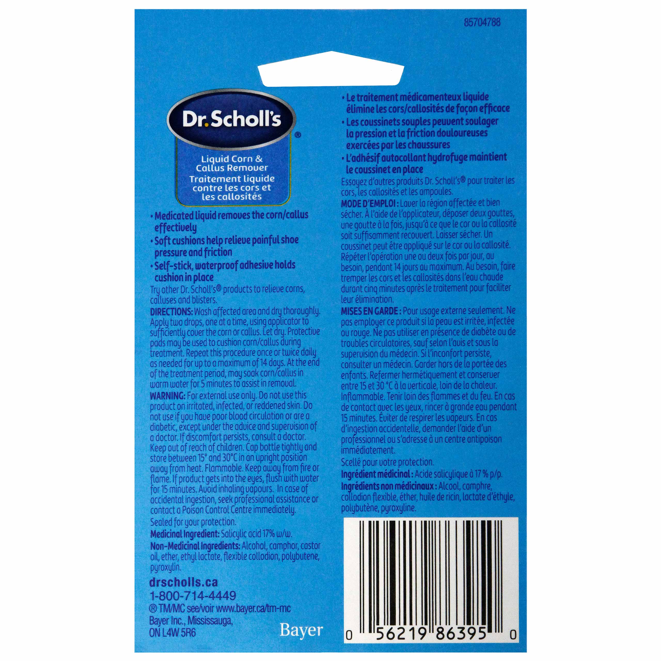 scholl callus remover liquid