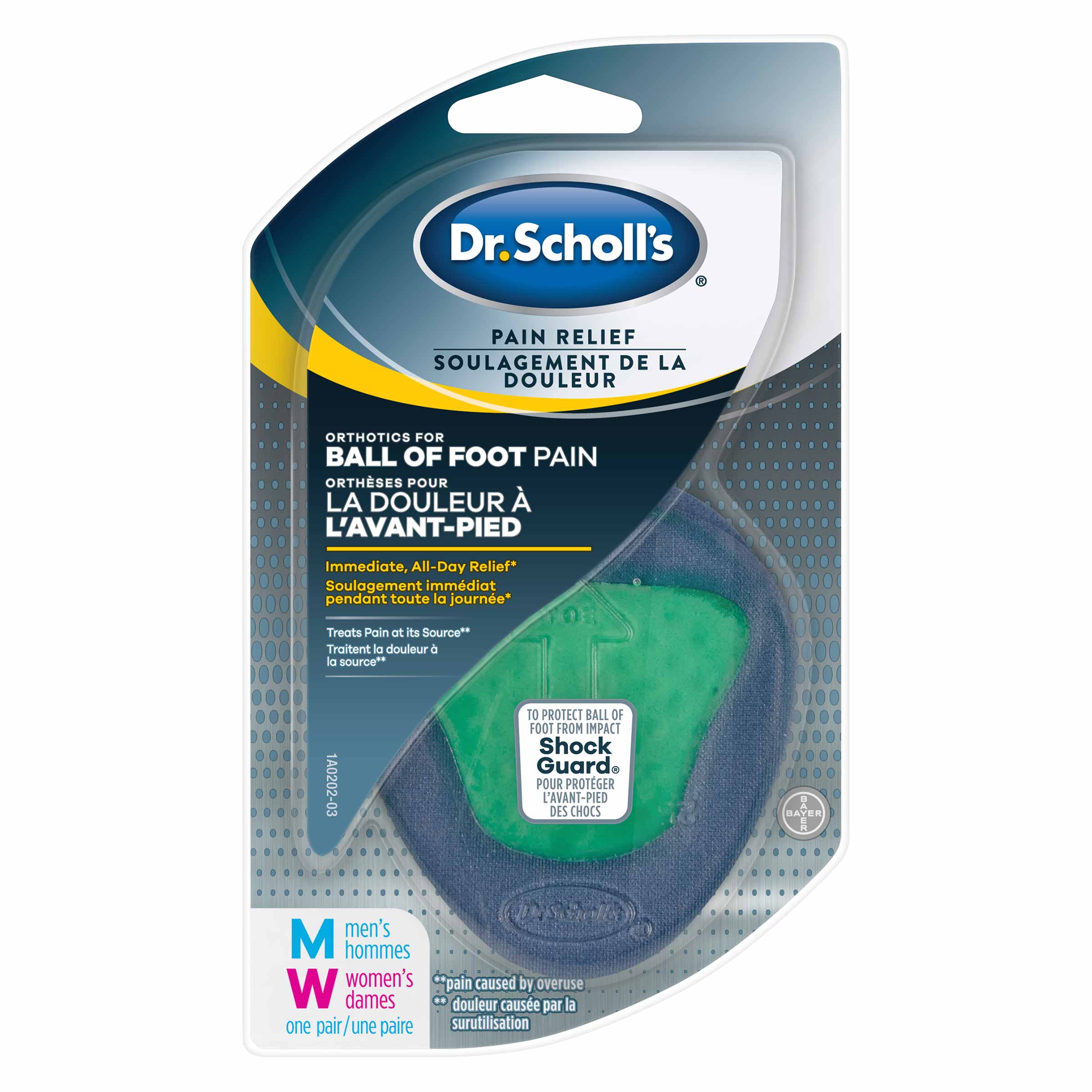Pain Relief Orthotics for Ball of Foot Pain | Shoe Inserts, Orthotics