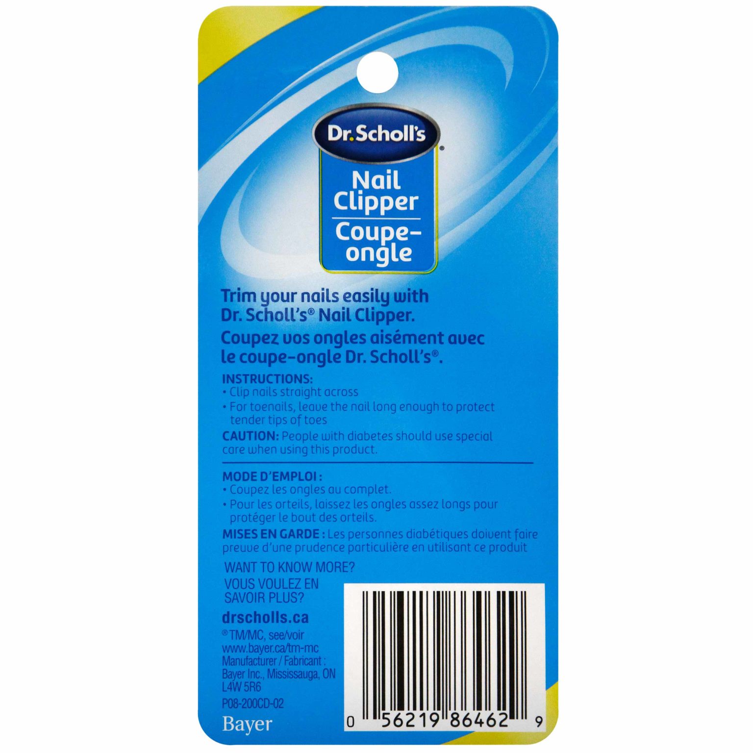 Nail Clipper for Easy Trimming Dr. Scholl's