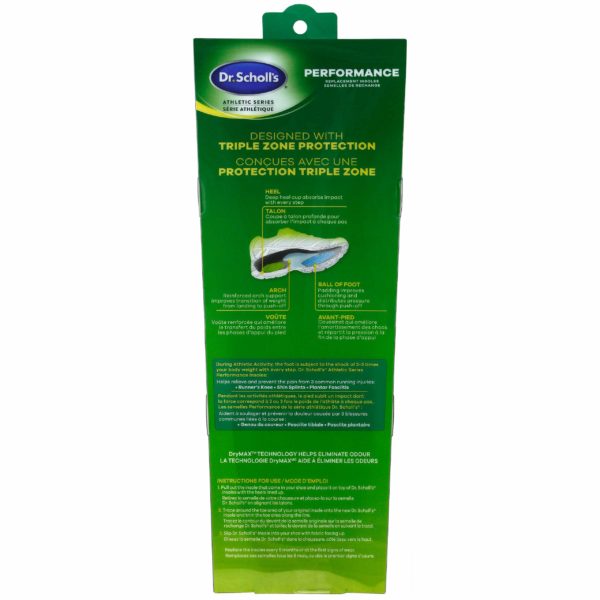 Performance Replacement Insoles Package ML Back