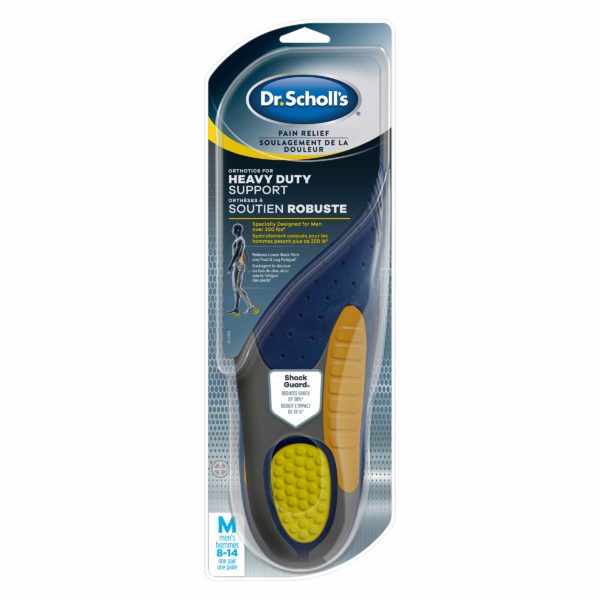 Pain Relief Orthotic Insoles for Heavy Duty Support Men