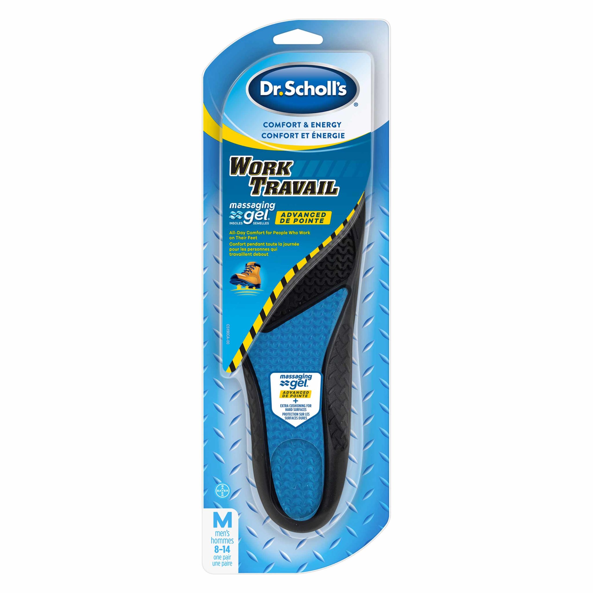 Shock Absorbing Work Insoles for Standing All Day Shoe Inserts