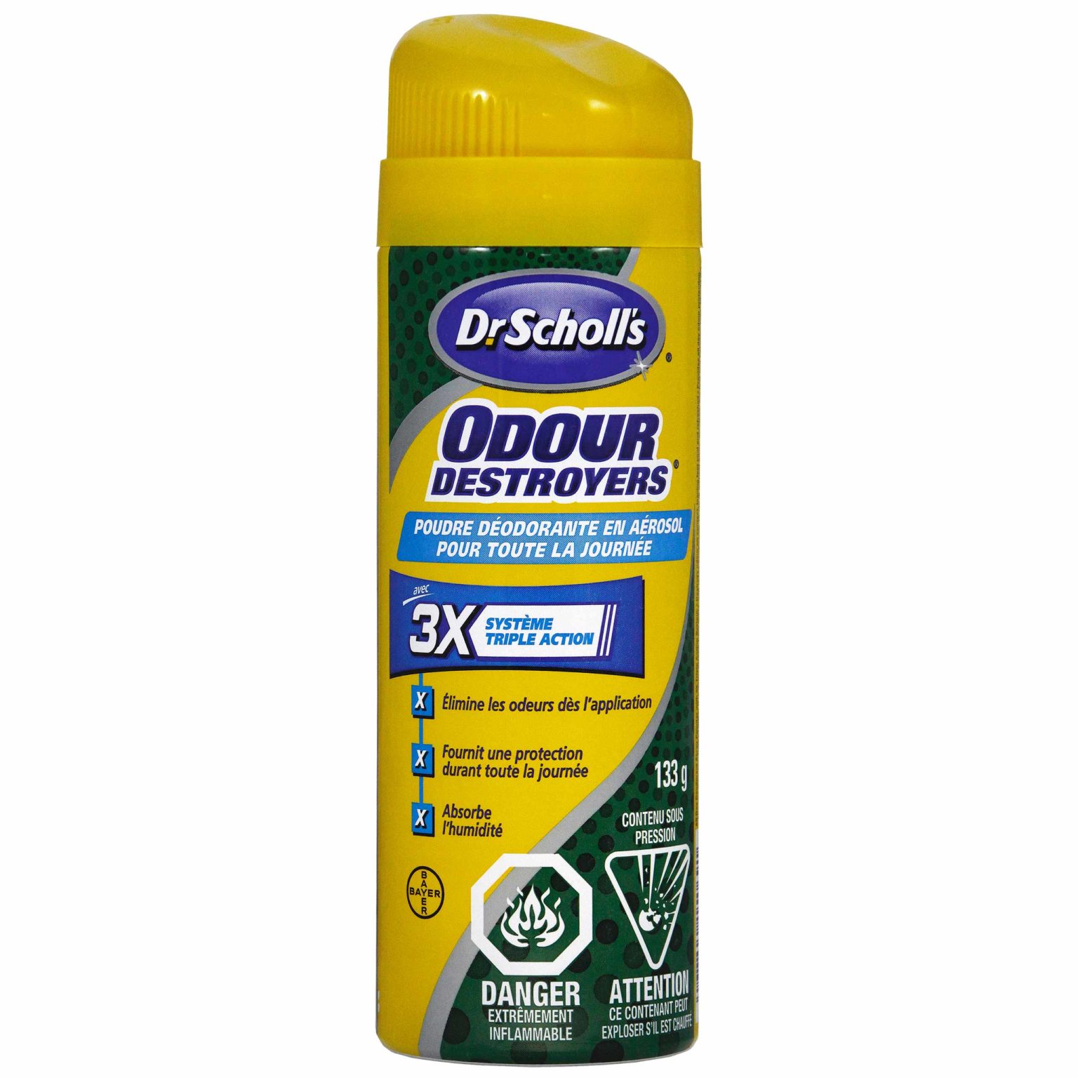 Odour Destroyers® AllDay Deodorant Spray Powder Shoe Inserts