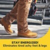 image of stay energized! eliminates tired achy feet and legs