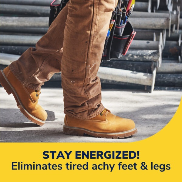 image of stay energized! eliminates tired achy feet and legs