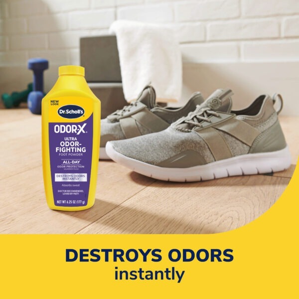 Odour X Odour Fighting Foot Powder Dr. Scholl s