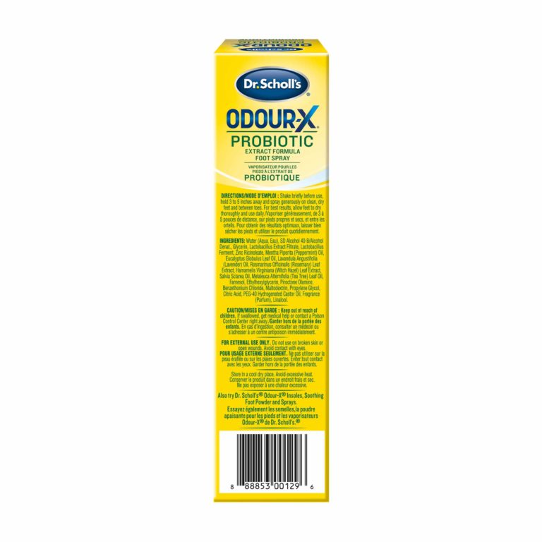 OdourX® Probiotic Extract Formula Foot Spray Dr. Scholl's