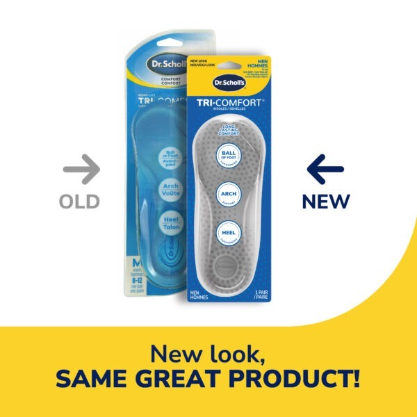 Tri Comfort Insoles for Heel Arch and Ball of Foot Support Dr. Scholl s