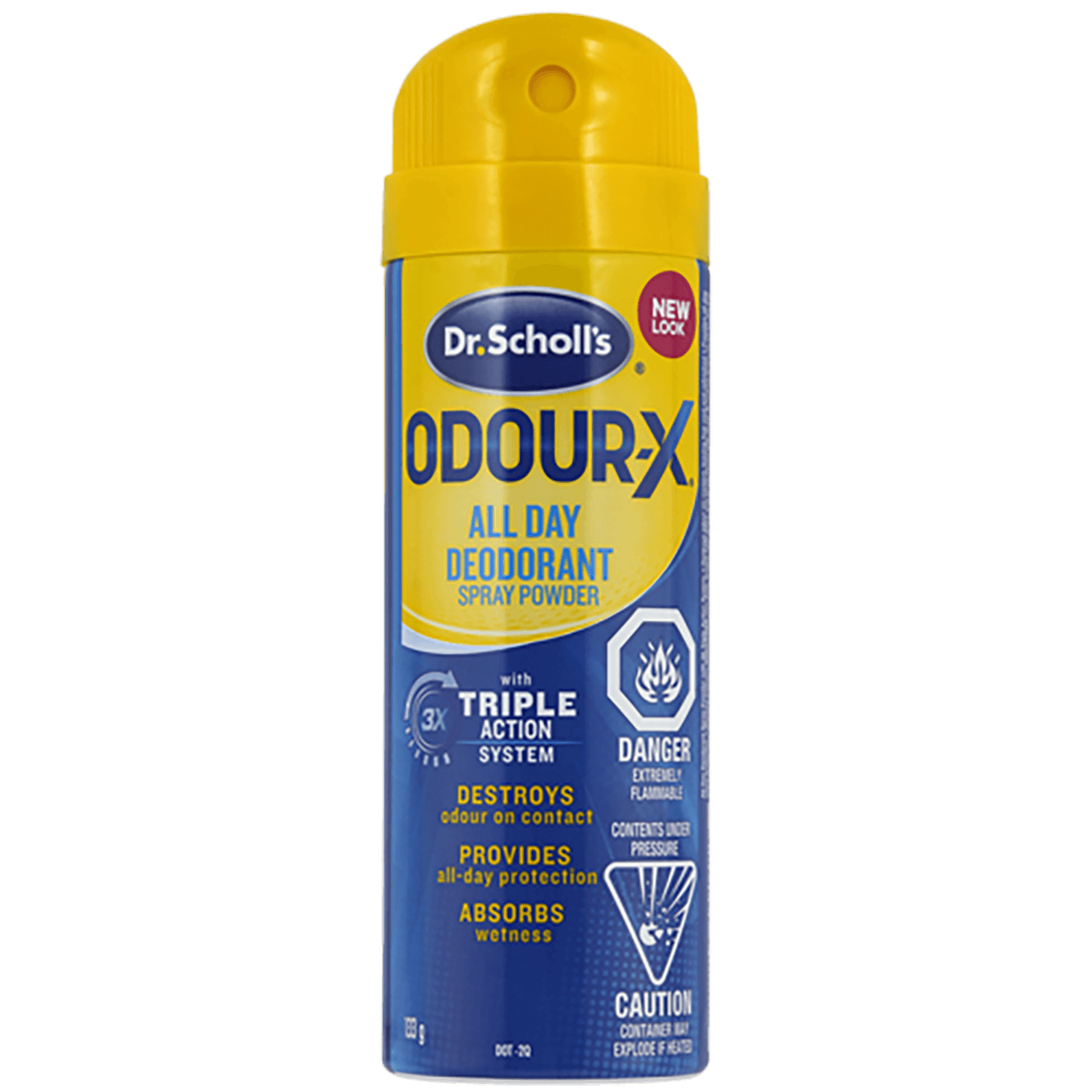 Odour-X All Day Deodorant Spray Powder