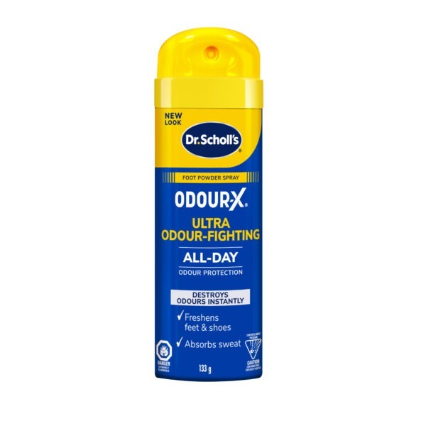 image of odour x deodorant powder spray