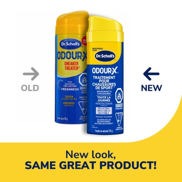 Odour X Sneaker Treater Spray Powder For Athlete s Foot Dr. Scholl s