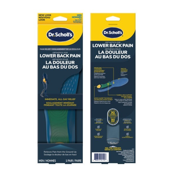 Dr scholl's lower back pain insert 2025