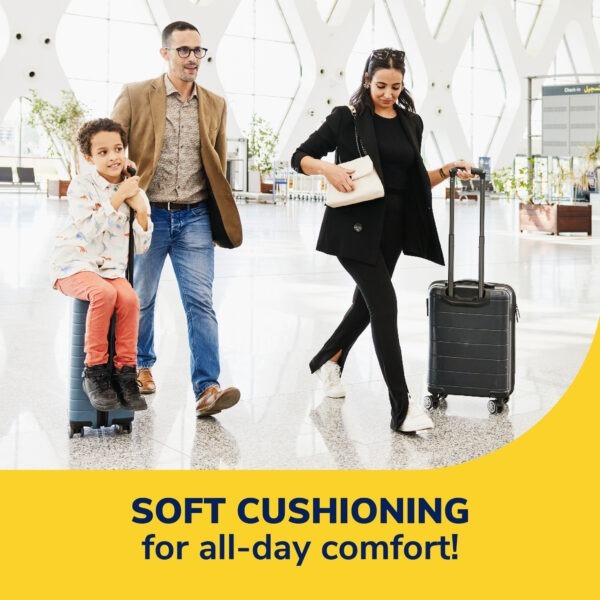 image of soft cushioning for all day comfort