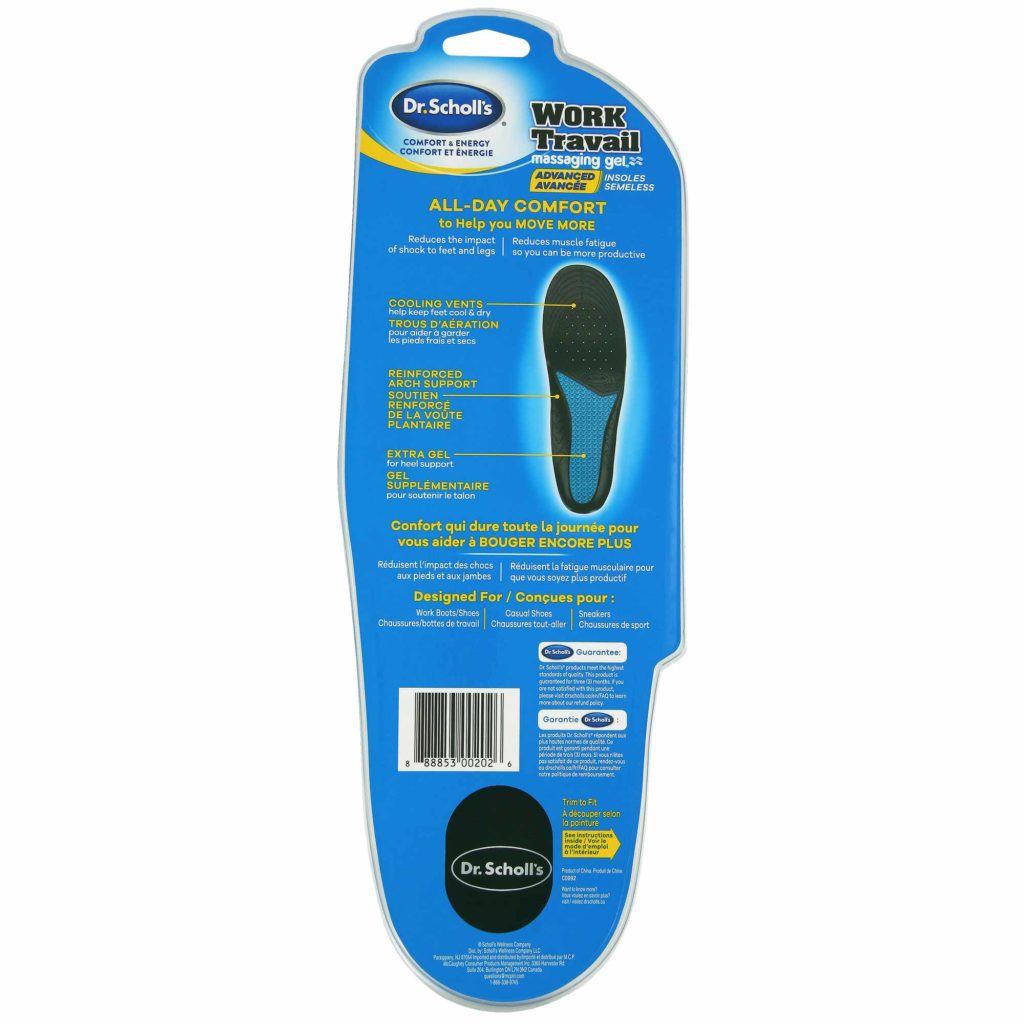 Shock Absorbing Work Insoles for Standing All Day Dr. Scholl's