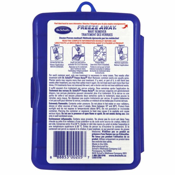 image of freeze away wart remover (back)