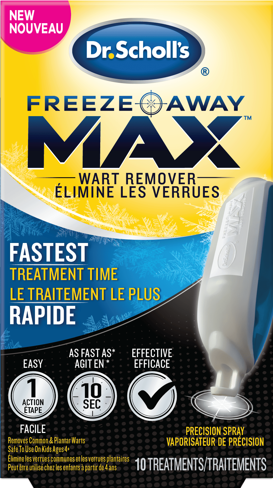 Dr. Scholl's Skin Tag Wart Remover Device Freeze Away Remove Fast  Effective, US