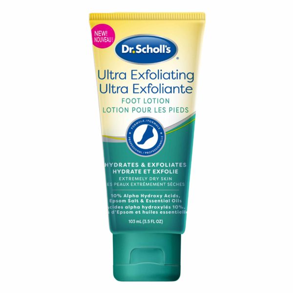image of exfoliating foot lotion