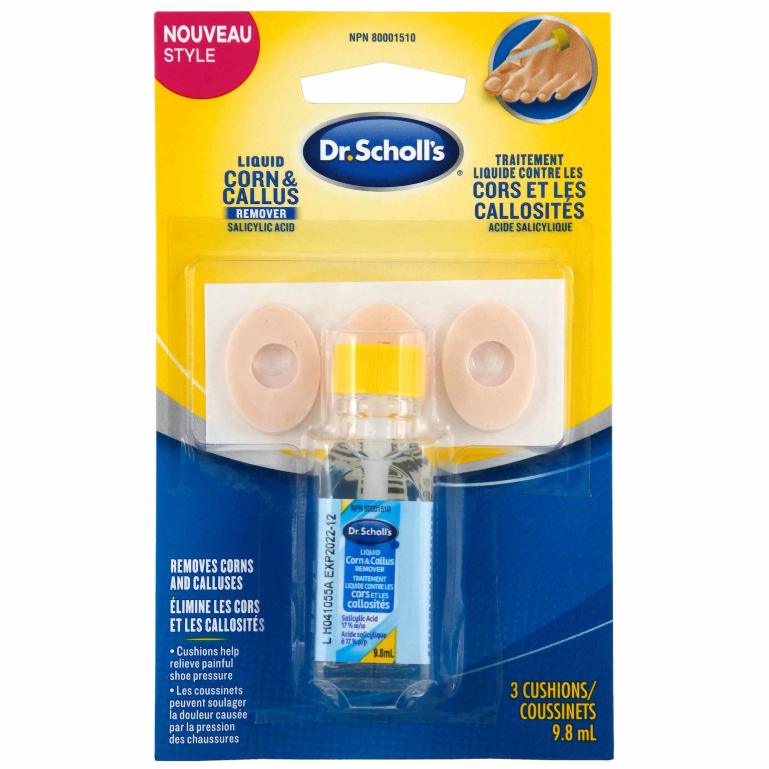 Liquid Corn/Callus Remover Removes Corns and Calluses Fast Dr. Scholl's