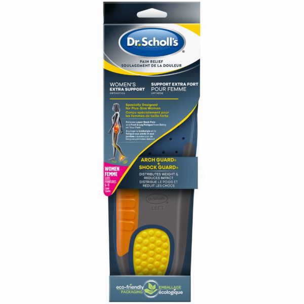 image of womens orthotics extra support