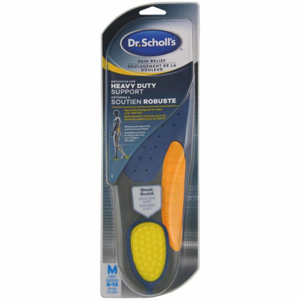 image of men's heavy duty support insoles