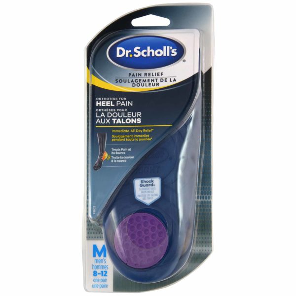 image of men's orthotics for heel pain