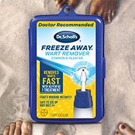 Image of Freeze Away Common and Plantar Wart product. Front of package.