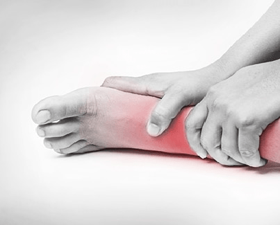 Image of a person with Foot Pain