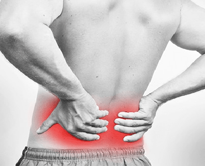 Image of a person with Lower Back Pain